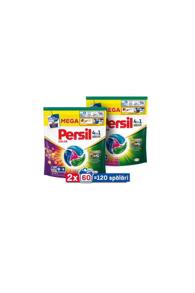 Persil Detergent rufe capsule Color 2 x60 spălări, 120 buc