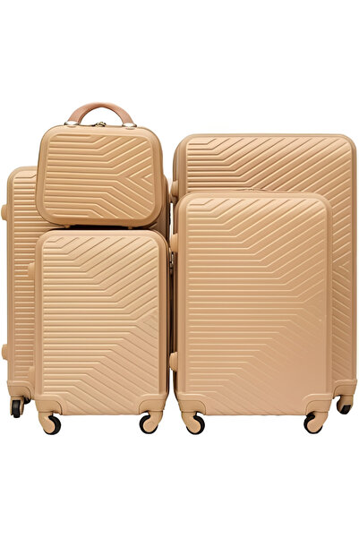 Generic 5-Piece Luxury Hard Shell Luggage Set - 360° Silent Spinner Wheels & ...