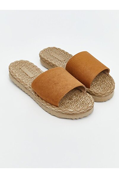 LC Waikiki Koor Beige Straw Sole Women's Slippers