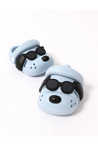 MiniKids Μπλε Παντόφλες με γυαλιά, παντόφλες από αφρώδες υλικό