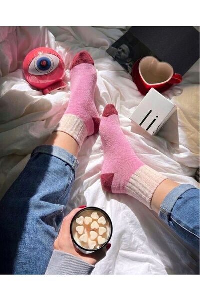 İZELA Kişlik Havlu Çorap 4 Çift