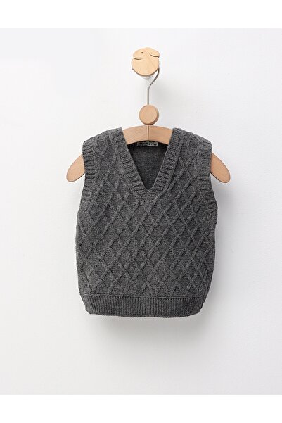 MiniKids Vesta PNA Acrilic Elegance, gri inchis