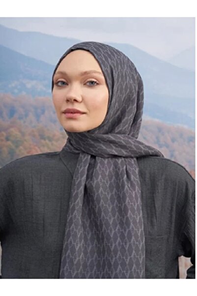 ARMANDA Σάλι με Μονόγραμμα 3098-FUME