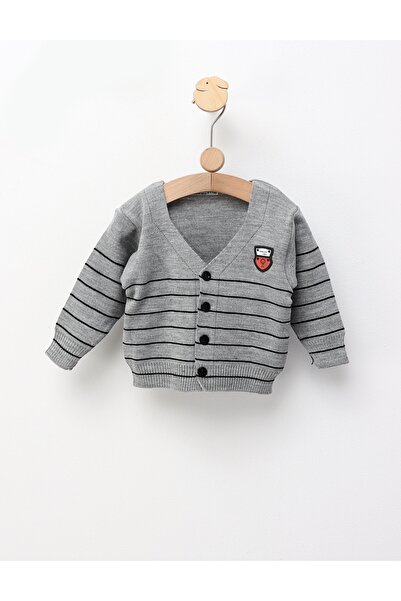 MiniKids Pulover GogoBici clasic gri