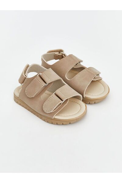 LC Waikiki Βρεφικά σανδάλια με διπλό ριγέ Velcro