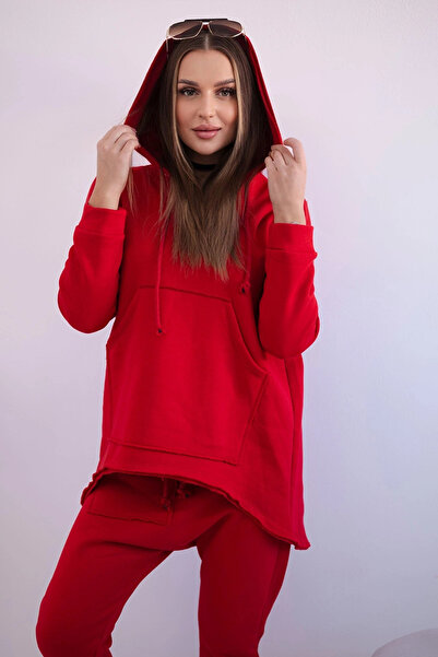 Kesi Set cu pantaloni largi, roșii