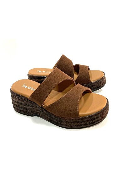 Demashoes High Platform Wedge Heel Summer Women's Luxury Slippers Sandals Sho...