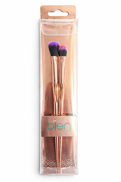 Bien Professional Gold Double Ended Blending and Shading Eye Makeup Brush Set