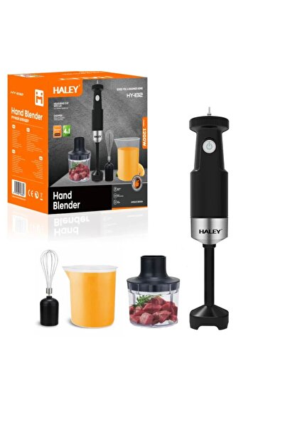 OEM Blender de mână 4 în 1, 800W, accesorii tocător și tel, pahar gradat incl...