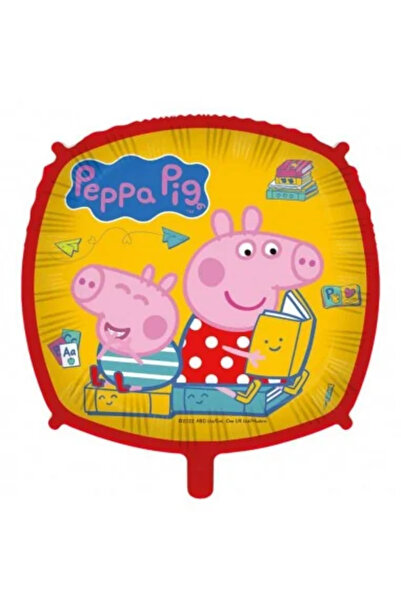 Peppa Pig Foil balloon, square, Messy Play 46 cm Yellow