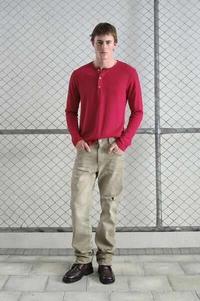Hiccup Tricou GIESTO Comfort Fit cu mânecă lungă și guler cu nasturi