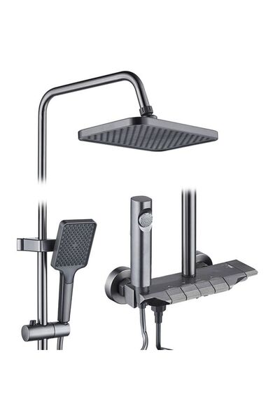 Smart Coloană de duș, 4 funcții, instalare rapidă, jet reglabil, presiune îna...