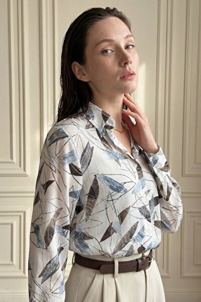 Hiccup My Fashion Patterned Buttoned Shirt