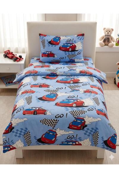 VODDİ Jednokrevetno Dečiji dezen Set posteljine 160x220 cm | 100x200 cm Čarša...