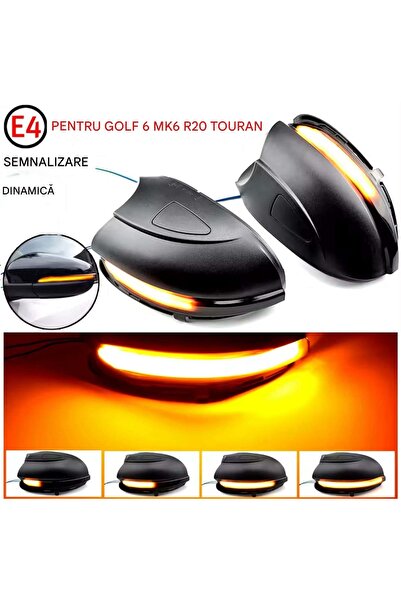 CerCip Semnalizari dinamice oglinda VOLKSWAGEN Golf 6 MK6, GTI, R20, 2008-201...