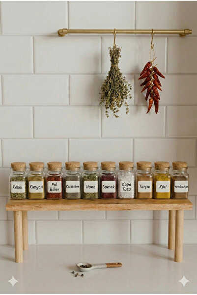 PEKA Maxi Tezgah Üstü Baharatlık Mutfak Rafı Baharat Organizer 60 x 14 cm