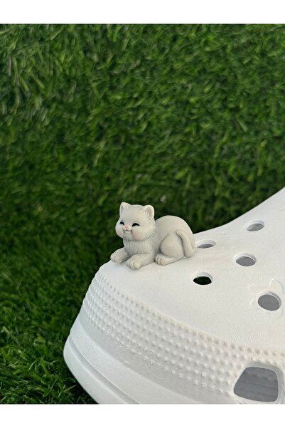 YuccaCo Accessorize Your Life Kedili Terlik Süsü/ Üç Boyutlu Kedi Terlik Char...