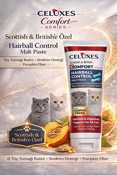 CELUXES Comfort Hairball Kedi Malt Macunu 100 g – Scottish & British