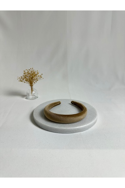 MegssStore ربطة شعر على شكل تاج من Honey Foam Thin Curved K مخمل