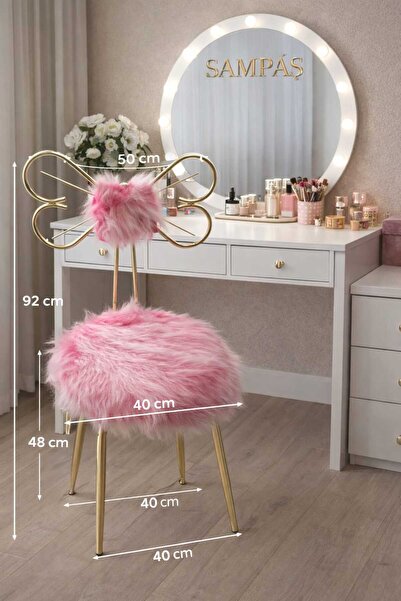 SAMPAŞ ŞEKER PEMBESİ KELEBEK PRENSES SANDELYESİ 2026 MONAKO