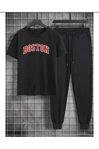 ibibik moda BOSTON cu imprimeu supradimensionat Set de trening superior și in...