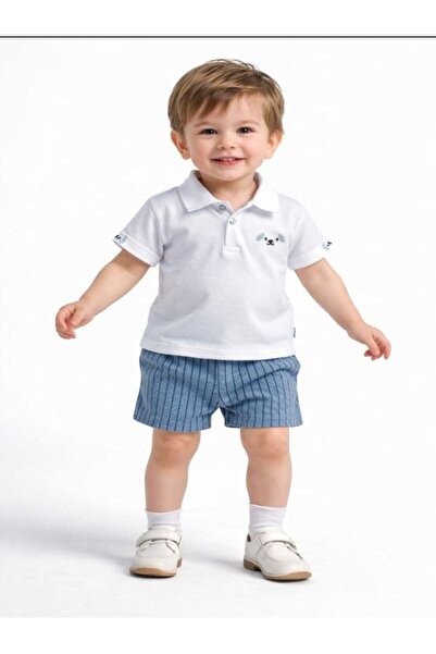 Baby Buu Dog Embroidered Baby Kids Set