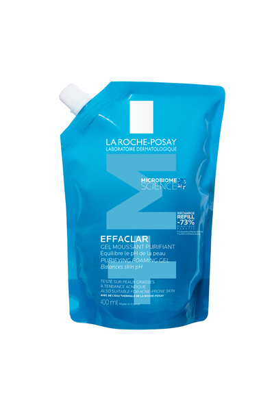 La Roche Posay Effaclar +M Spumă de curățare purificatoare, rezervă pentru te...
