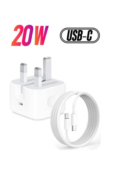 Chinastore شاحن سريع لهواتف آيفون بقوة 20 واط، شاحن جداري سريع بمنفذ USB-C مع...