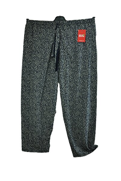 elma abone Plus Size Women's Summer Cotton Pants with Elastic Waist