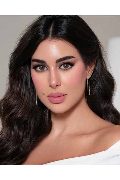 LensMe Latte 6 Months Disposable Contact Lenses, Colored Contact Lenses, Brown Contact Lenses