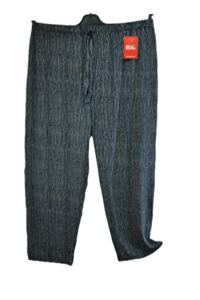 elma abone Plus Size Women's Summer Cotton Pants with Elastic Waist