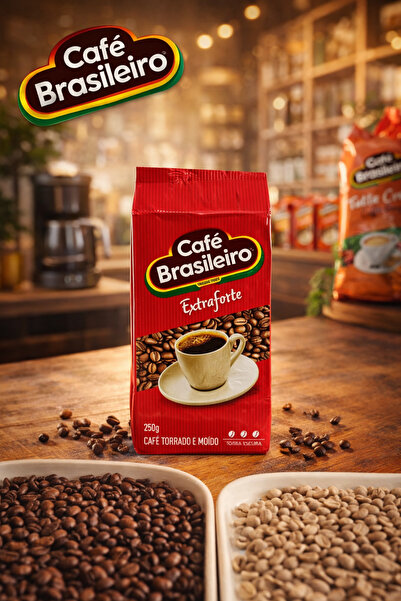 Café Brasileiro Extraforte Filtre Kahve 250g – Yoğun Aromalı Güçlü İçim Brezi...