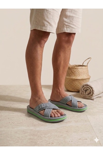 Behtah Kundura Tricotaj premium cu model și detaliu colorat, anti-alunecare, ...