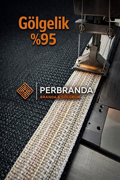 PERBRANDA %95 1,5 MT X 4 MT Gölgeleme & Gizlilik Filesi – Kolonlu – Kuş Gözlü...
