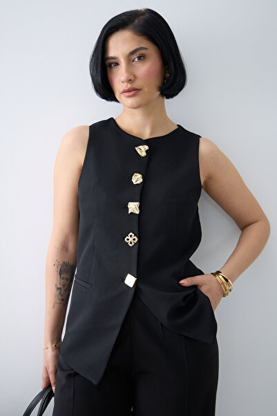 Füme تصميم دابيل زر سترة