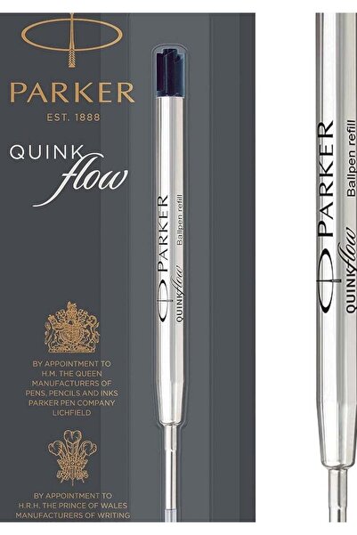 Parker Quinkflow Fine Point Refillable Black Ink Pen Refill, 1 Count