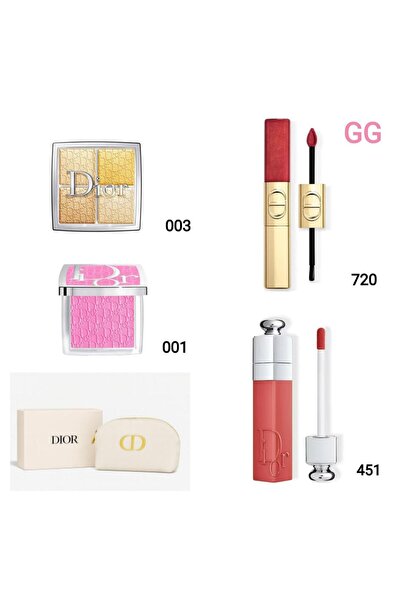 Dior Dior makeup set: Rouge and Dior lip gloss, 720 eyeshadow (4 colors), 003...