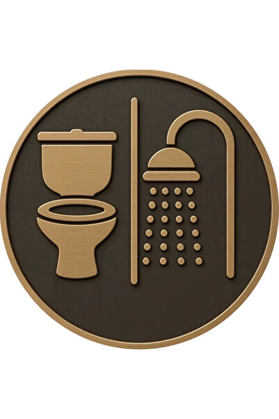 Choice8 HELLOYOUNG 20x20cm TYA-1044310-20cm Retro Metal Toilet Sign - Elegant...