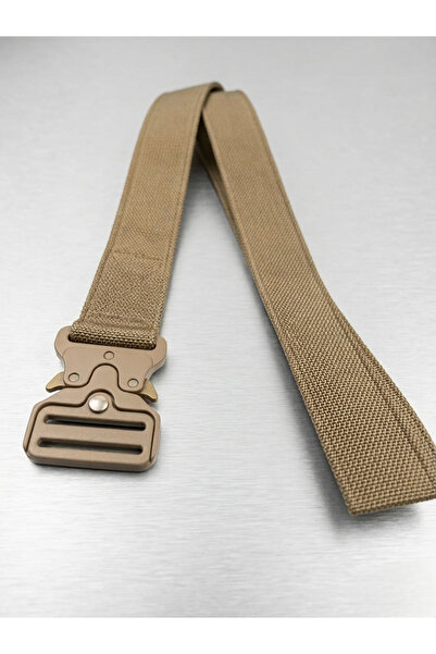 Anadolu Tactical Khaki Tactical Belt Outdoor Military Adjustable Durable Belt