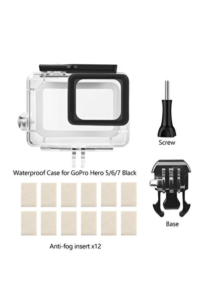 Choice4 Hero 5 6 7 Case Kit Plastic Protective Frame Case Cover for GoPro Her...