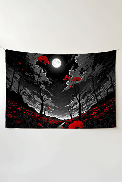 Charmbi Tapiserie de perete orizontală Silent Moonlight – Tapiserie de perete...