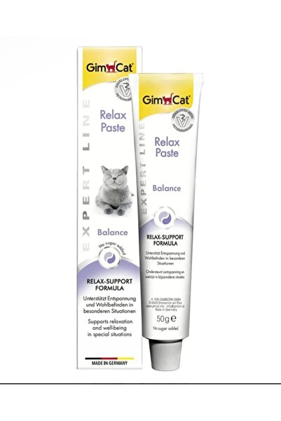Gimcat جمي كات مكملات للقطط، توازن معجون الاسترخاء 50 غ