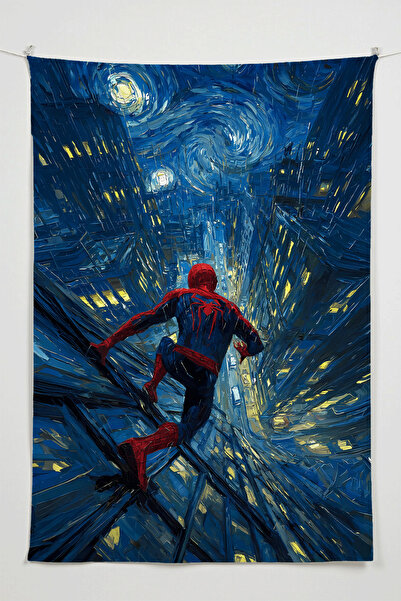 Charmbi Tapiserie de perete Spiderman – Tapiserie de perete de dimensiuni mar...