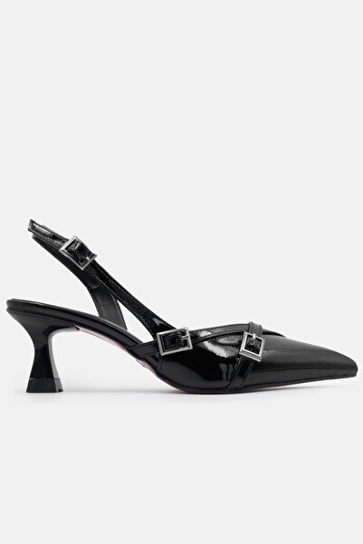 Ayakkabı Consept Γυναικεία παπούτσια με τακούνι στιλέτο μαύρο 5-7 εκ. Κομψά ι...