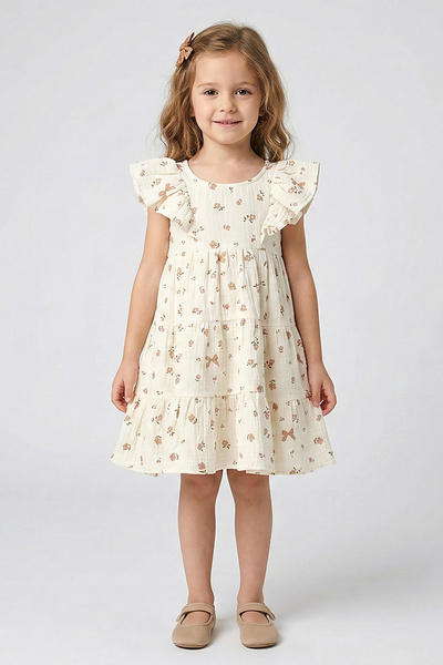 Dmb Girl's Ruffle Dress