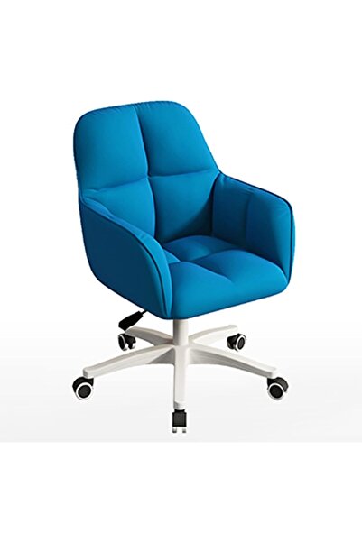 Arabest Office Chair, Adjustable Height, Comfy Cushion Velvet Fabric