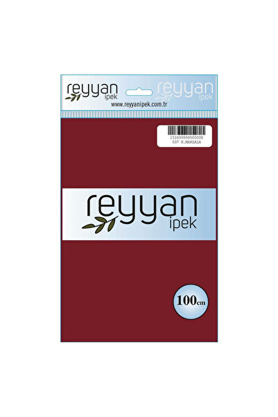 İpek Düz Renk Yazma 100cm 037 K. Marsala Tekli Poşet Yazma