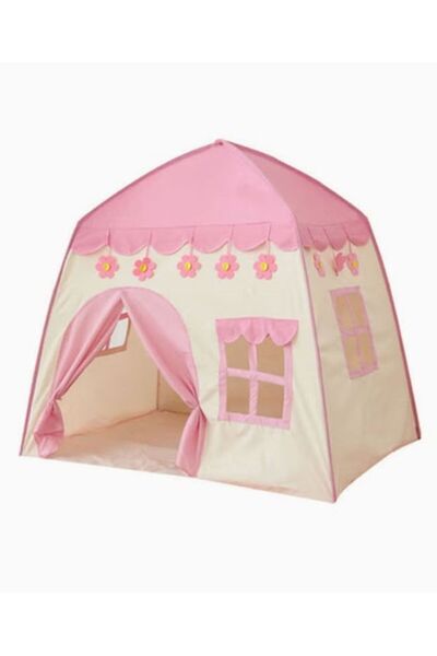 Arabest خيمة لعب منبثقة للأطفال، بيت لعب على شكل قلعة داخلية وخارجية بنوافذ ش...