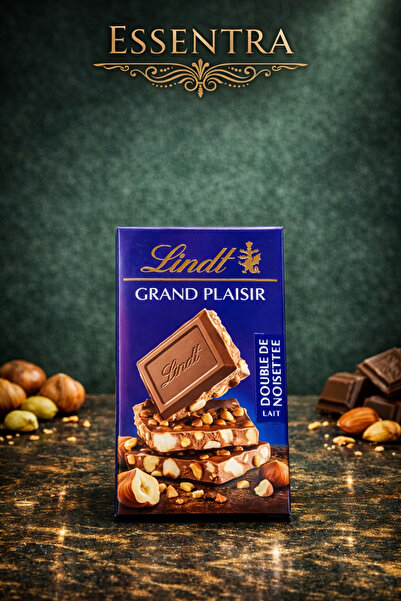 Essentra Home Lindt Grand Plaisir Fındıklı Sütlü Çikolata 100g Premium İsviçr...