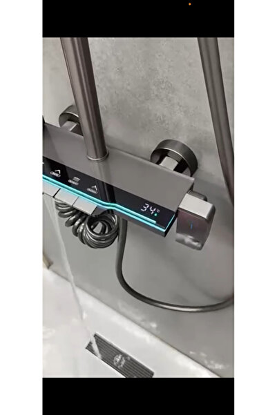 ALLIMO SHOWER SYSTEMS Allimo Yeni nesil led aydınlatmalı piano duş seti
